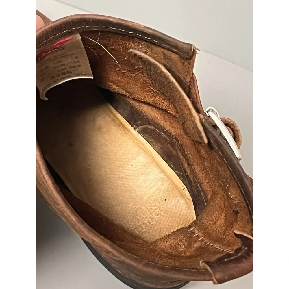 Red Wing 3356 Short Engineer Cooper Rough & Tough Boots Women US 7.5 38- USA